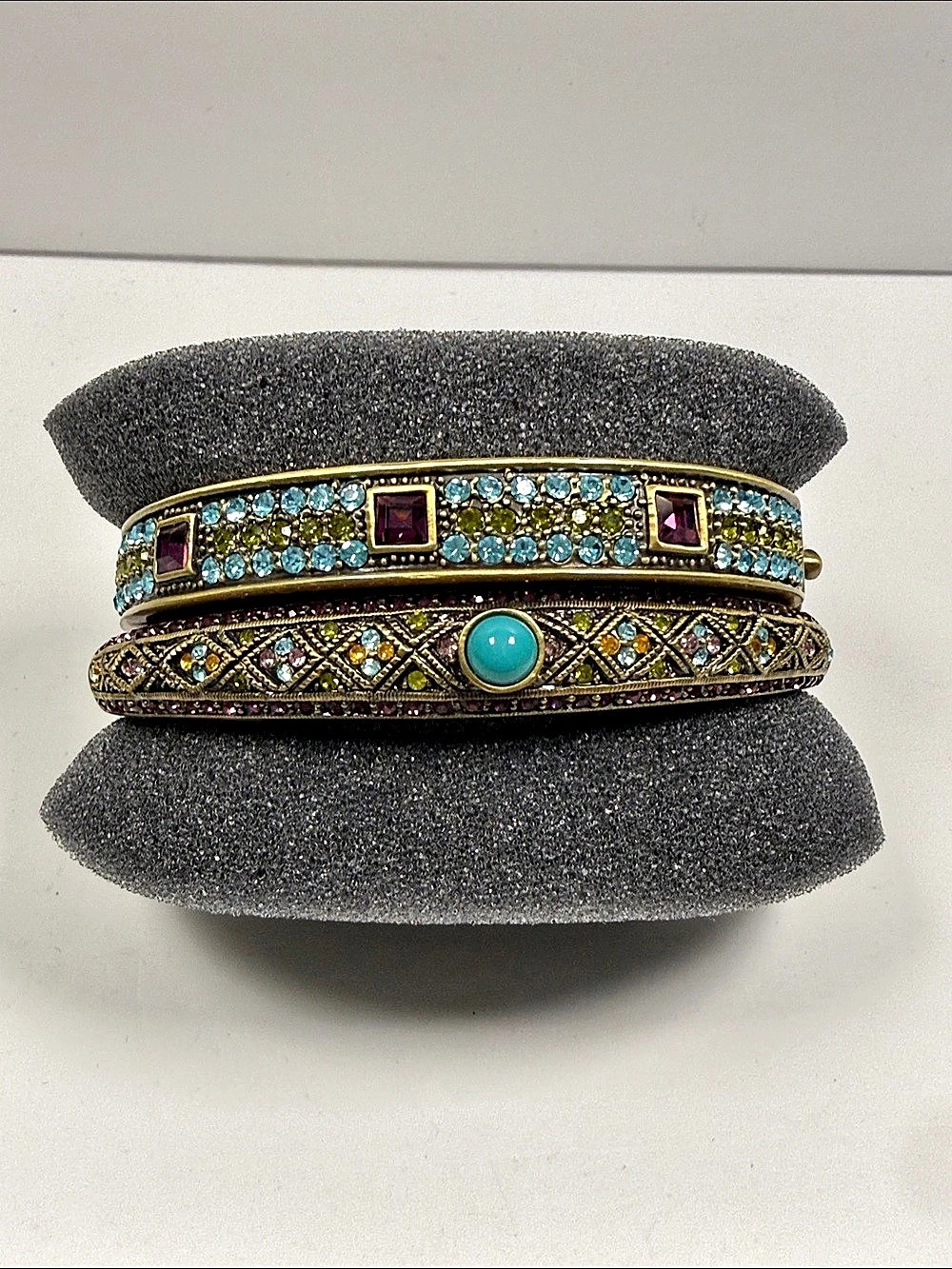 Embellished Gold-Tone Bracelet Stack